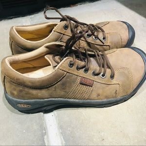 Keen Austin Leather Brown Shoes